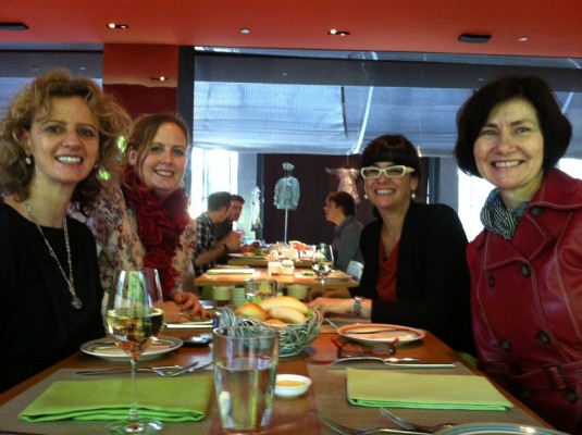 Slurping Soup author reunion in Nov 2012 Beijing - Lucinda Willshire, Ulrike Gemmer, Barbara Menezes, Kathryn Tonges